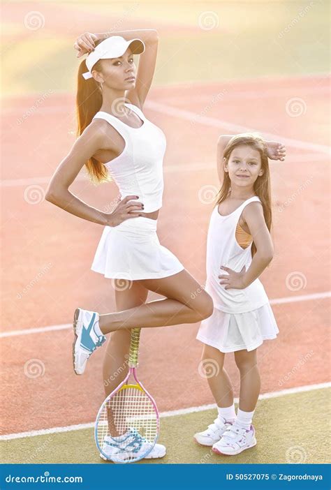 Portrait Of Mother And Daughter Stock Image Image Of Arranging Daughter 50527075