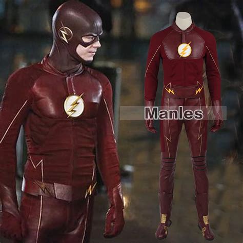 Comprar Traje De Cosplay De Flash Traje De Barry Allen La Temporada De Flash 2