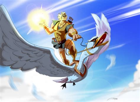 The epitome of youth and beauty, source of life and healing, patron of the arts. Gilmec's Art: Apollo - Sunshine Guy