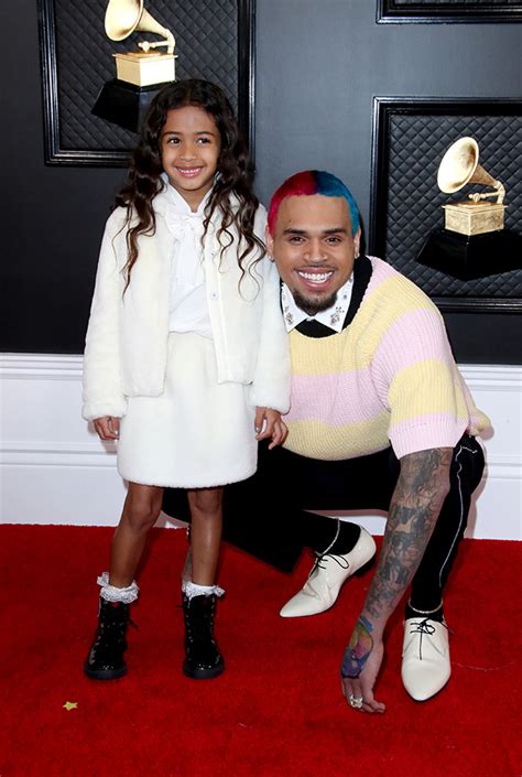 Chris Brown And Nia Guzman Reunite For Daughter Royaltys 8th Birthday