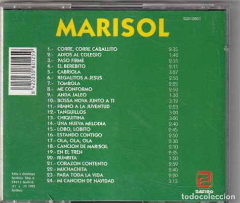 Marisol Sus Canciones Para Niños Cd Zafiro 1 Comprar Cds De Música