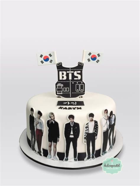 Bts cake printable birthday banner teenager birthday army room. BTS Cake - Torta BTS by Giovanna Carrillo | Bts cake, Bts ...
