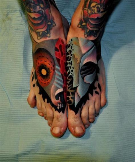 Tatuaż Fantasy Stopa Przez Raw Tattoo