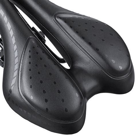 Sgodde Comfortable Bike Seat Gel Waterproof Bicycle Saddle With Central