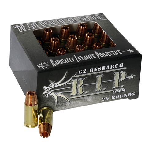 G2 Research Rip 9mm Ammo 92 Grain Lead Free Solid Copper Hp 20 Rounds Omaha Outdoors