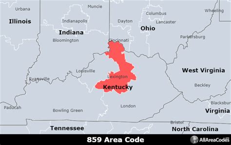 859 Area Code Location Map Time Zone And Phone Lookup