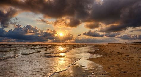 Scandinavian Beach Skalling Blåvand Denmark Sunset Skal Flickr