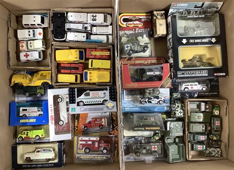 Lot Assorted Vintage Matchbox And Corgi Toy Cars