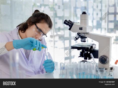 Scientists Experiment Image And Photo Free Trial Bigstock