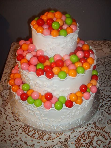 Carseycakes Bubble Gum Wedding Cake
