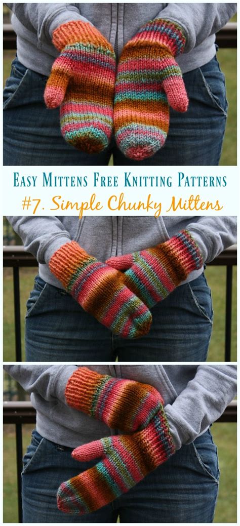 Quick And Easy Mittens Free Knitting Patterns Page 2 Of 2 Crochet