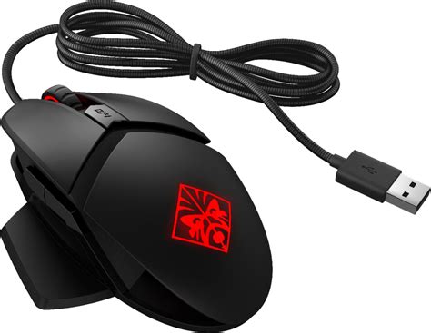 Best Buy Hp Omen Reactor Wired Optical Mechanical Gaming Mouse With