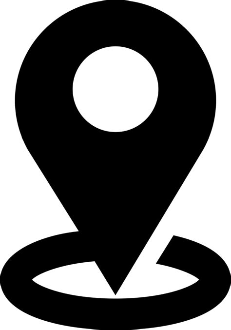 Download Icons Symbol Computer Black Location Design Hq Png Image