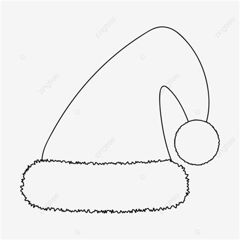 ناقلات بيضاء معزولة من رسم كاريكتوري ، قبعة سانتا ، مع تصميم سانتا كلوز