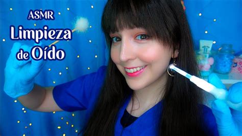 ⭐asmr Sub ¿te Sientes Enfermo Limpieza Y Examen De Oído Roleplay En