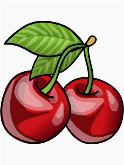 Cherry Sticker By Fallonrose0615 Redbubble