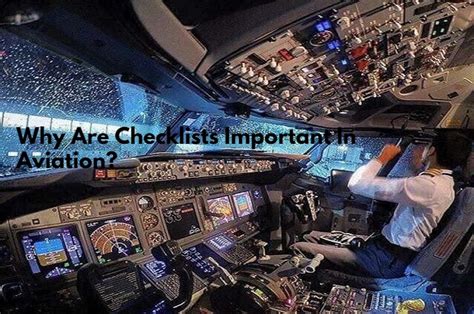 Why Are Checklists Important In Aviation 5 Situational Facts The