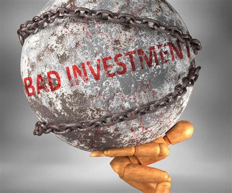 Bad Investment And Life Pictured As A Word Bad Investment And A Wreck