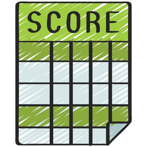 Scorecard Free Sports And Competition Icons