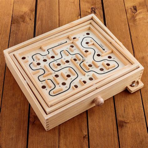 Wooden Labyrinth One For Fun