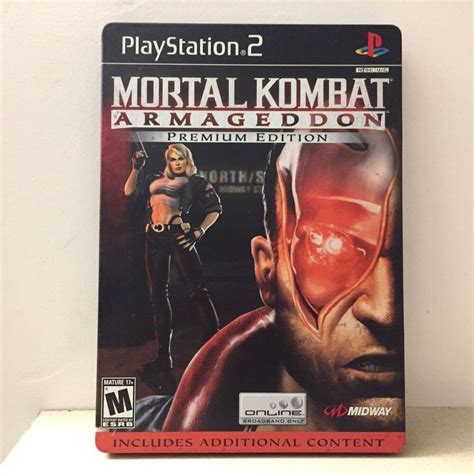 Mortal Kombat Armageddon Premium Edition PlayStation 2 PS2 Steelbook