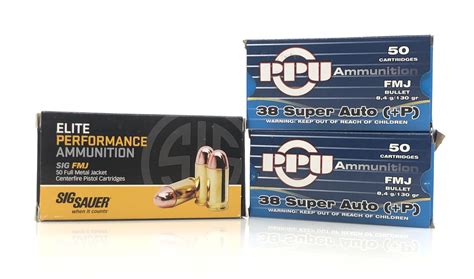 Lot 150 Rounds Assorted 38 Super Ammunition