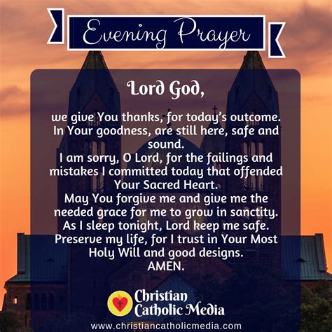 Evening Prayer Catholic Thursday 4 23 2020 Christian Catholic Media