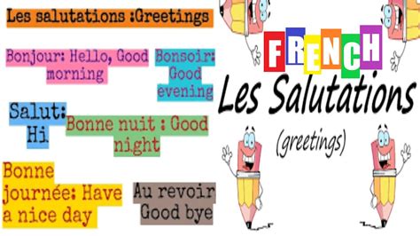 French Greetings For Beginners Les Salutations Bonjour Salut
