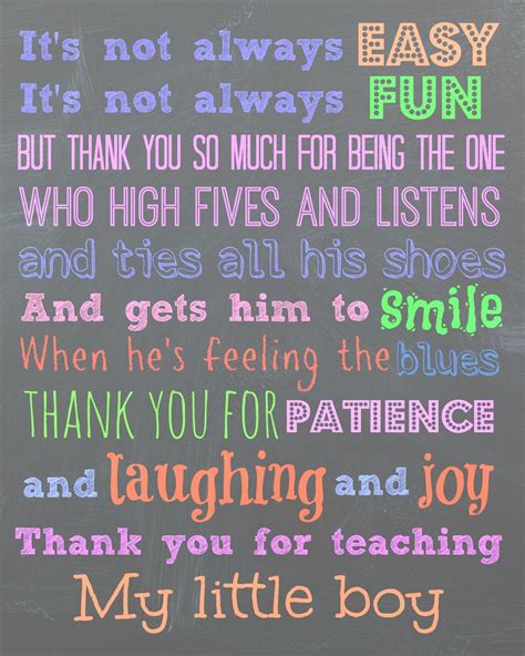 Preschool Teacher Appreciation Quotes Quotesgram