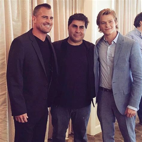 Lucas Till And George Eads Behind The Scenes Of A Photoshoot For Promoting Macgyver Season 1