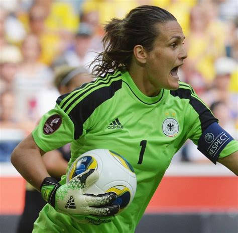 Nadine angerer joins ann schatz to talk about her final game as a thorn ahead of tomorrow's penalty specialist nadine angerer was the first goalkeeper named women's player of the year in. Nadine Angerer: World's Best Football Goalkeeper Reveals ...