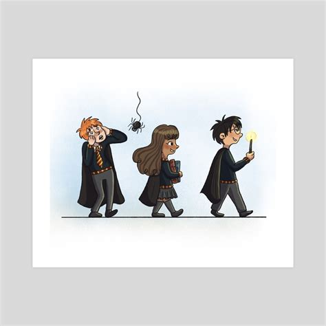 Harry Potter Golden Trio An Art Print By Işınsu Deniz Türk Inprnt