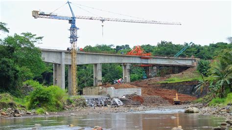 New Jembatan Ka Sungai Glagah Sudah Tersambung Youtube