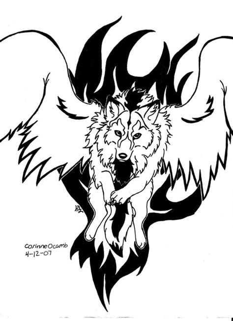 Winged Wolf By Killerwolf1020 On Deviantart