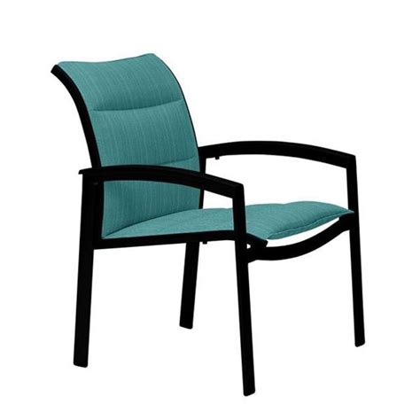 See description and tabs below with particular attention. Tropitone Elance Padded Sling Dining Chair, Stackable ...