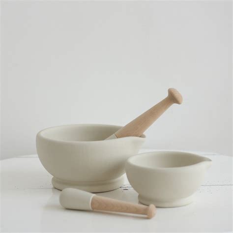 Porcelain Mortar And Pestle 35 To 49 E The Cooks Atelier