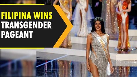 Thailand Filipina Crowned Miss International Queen Wins Transgender Pageant WION