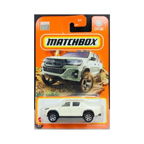Matchbox 2018 Toyota Hilux White Nastars