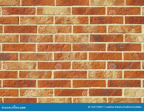 Old Red Brick Wall Texture Background Orange Stone Block Wall Texture