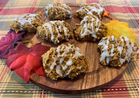 2 Ingredient Pumpkin Cookies With Simple Glaze Mom Feeds Five