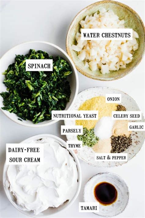 Easy Gluten Free Spinach Dip Vegan Salted Plains