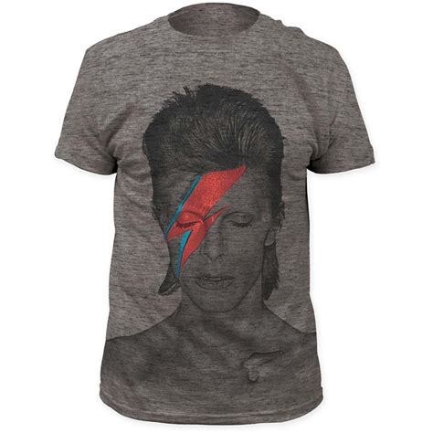 David Bowie David Bowie Aladdin Sane Triblend T Shirt Men Loudtrax