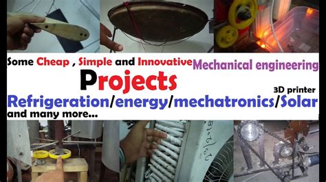 We at project for sure provide support for your mechanical projects in materials engineering, thermodynamics, heat transfer, energy conversion, and hvac, fuels, combustion, internal combustion engine, fluid mechanics, machine design. Mechanical engineering Projects || cheap and innovative ...