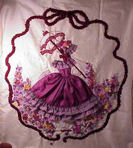 So i thought it would be great to design a pattern that will work for thread painting as well as for ribbon embroidery, and to share it with you. Carol's love of sewing: MY CRINOLINE TYPE LADY IN SILK ...