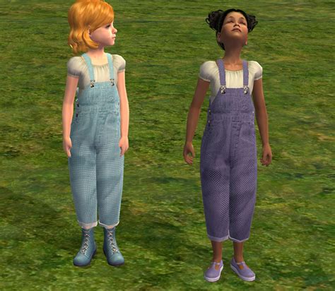 Mod The Sims More Overallsfemale Child Version