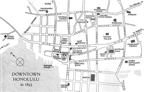Downtownhonolulu Map 1893 Hoʻokuleana Llc