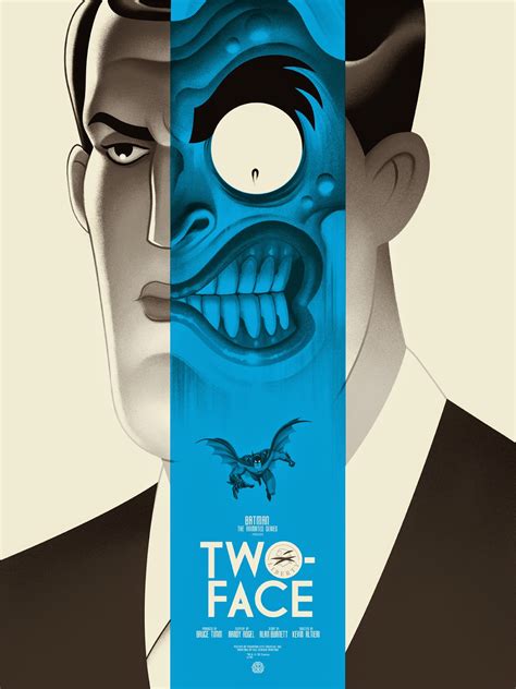 Inside The Rock Poster Frame Blog Batman The Animated Series Two Face