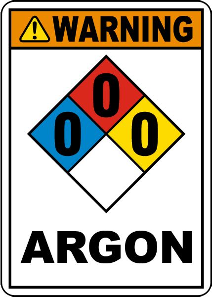Nfpa Warning Argon 0 0 0 Sign Claim Your 10 Discount
