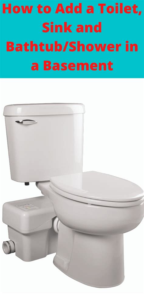 How To Add A Basement Bathroom Upflush Toilet Basement Toilet