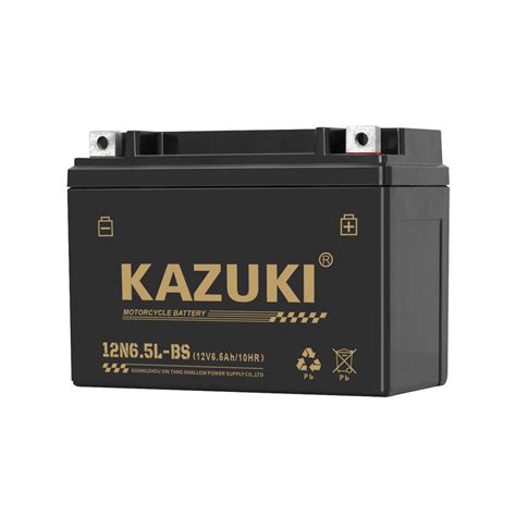 Kazuki Factory Make In China Long Life 12V 6 5ah Battery For Motorcycle